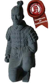 Large Kneeling Crossbowman Terracotta Warrior Figurine