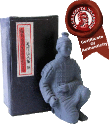 Small Kneeling Crossbowman Terracotta Warrior Figurine